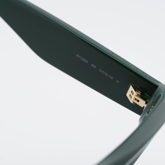 Bottega Veneta BV1220S 004 Sunglasses Green Cat Eye Frame, Green Lenses main image 7